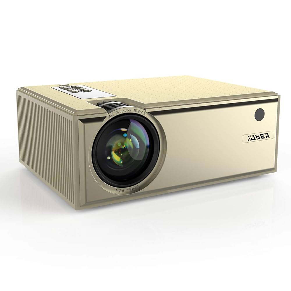 プロジェクター YABER Y61 Proyector WiFi,YABER Y61 6000 Lúmenes Proyector WiFi